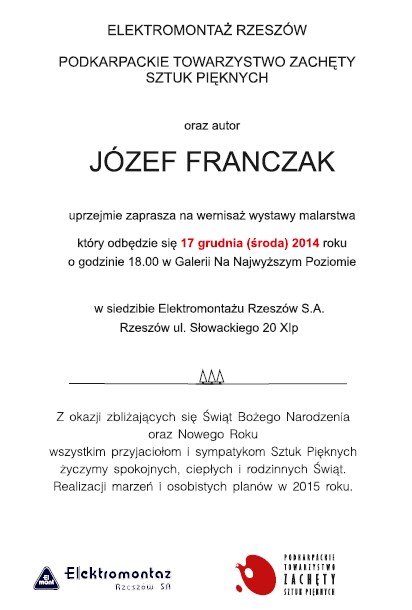 Józef Franczak - malarstwo
