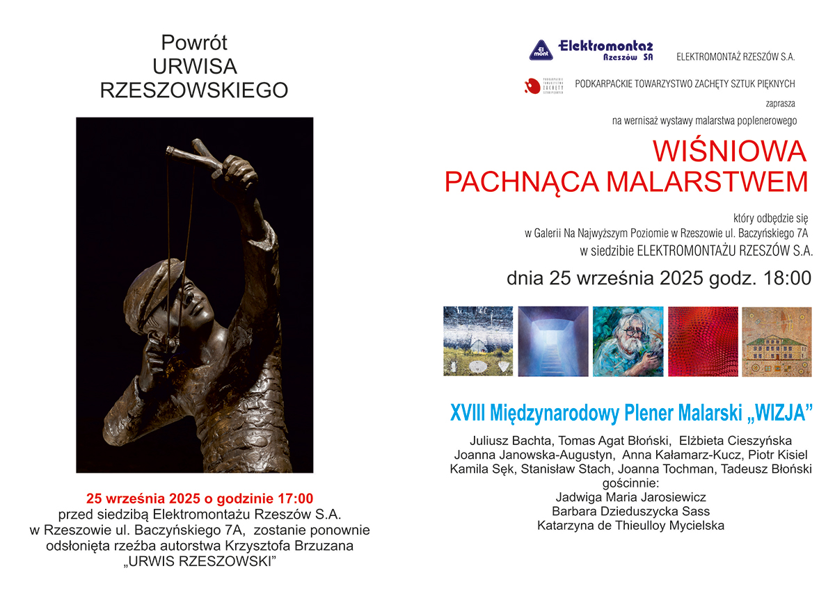 Wiśniowa Pachnąca Malarstwem 2025 Wiśniowa Pachnąca Malarstwem 2025
